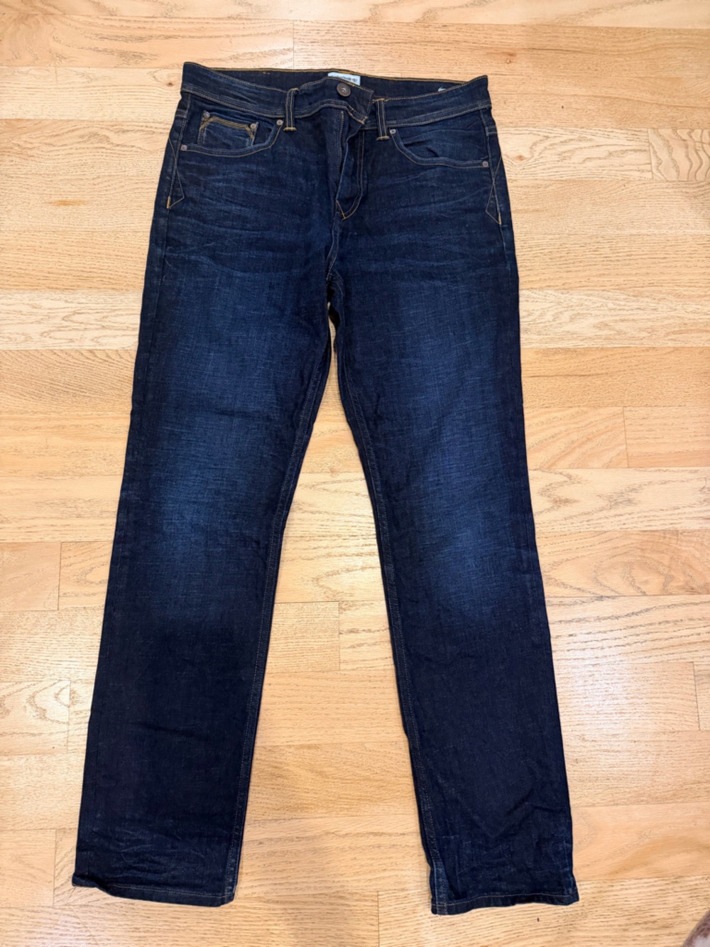 Men's Timberland Dark Blue Straight Jeans